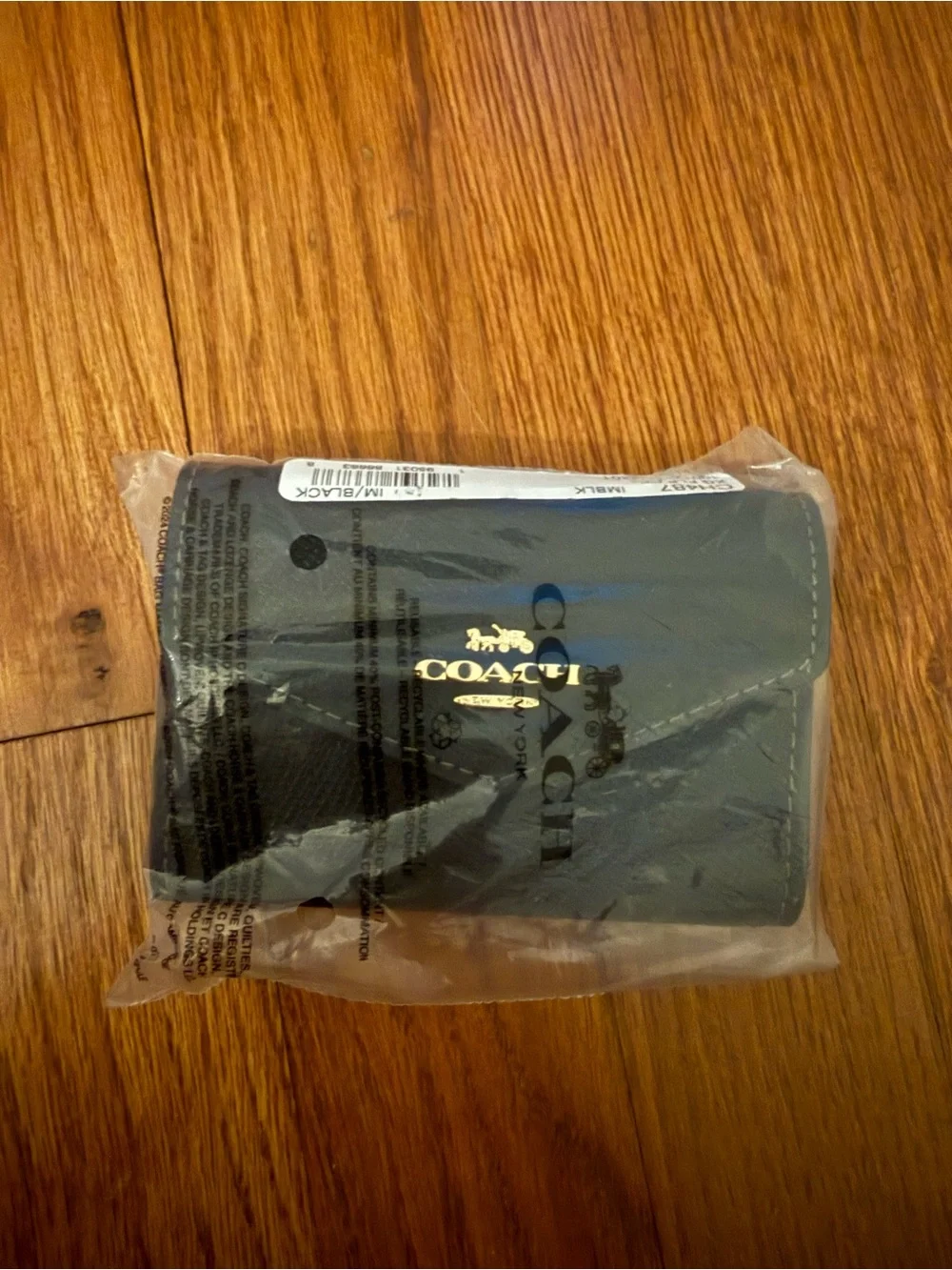 Coach nwt card